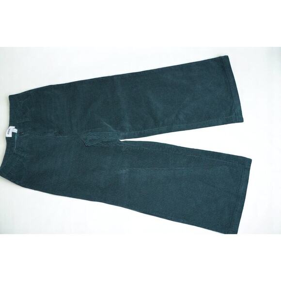 RSQ Forest Green Corduroy Wide Leg Pants – Women’s Size 26 - Picture 9 of 11